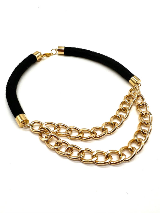 DOUBLE CHAIN NECKLACE