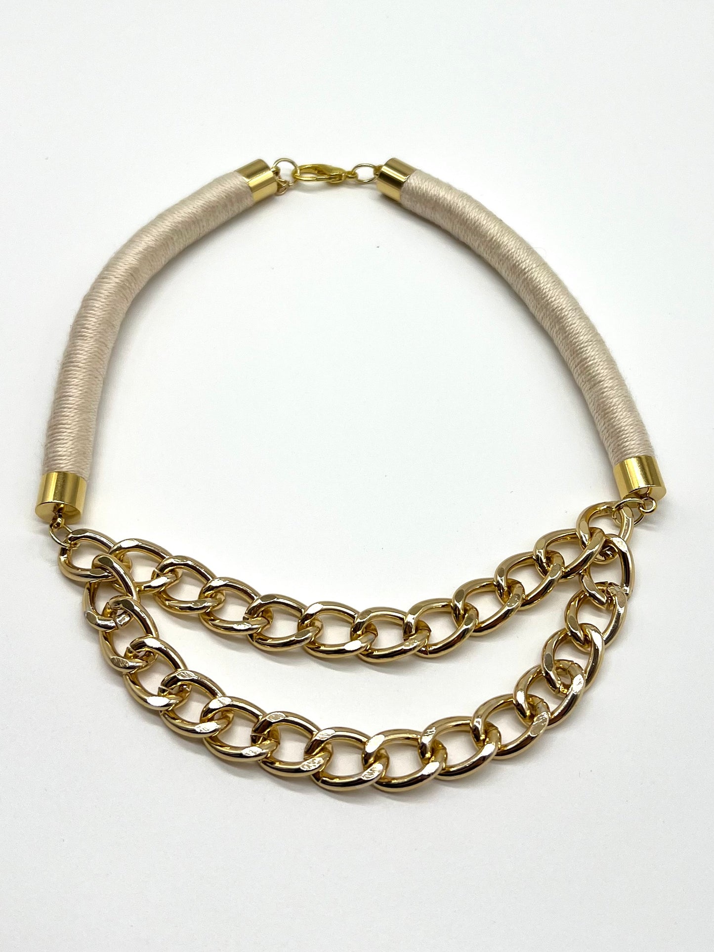 DOUBLE CHAIN NECKLACE