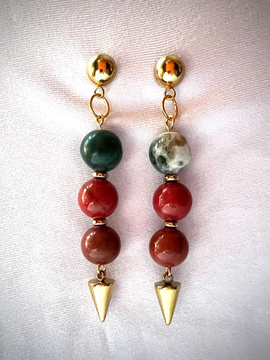 Beaded Drop Earrings